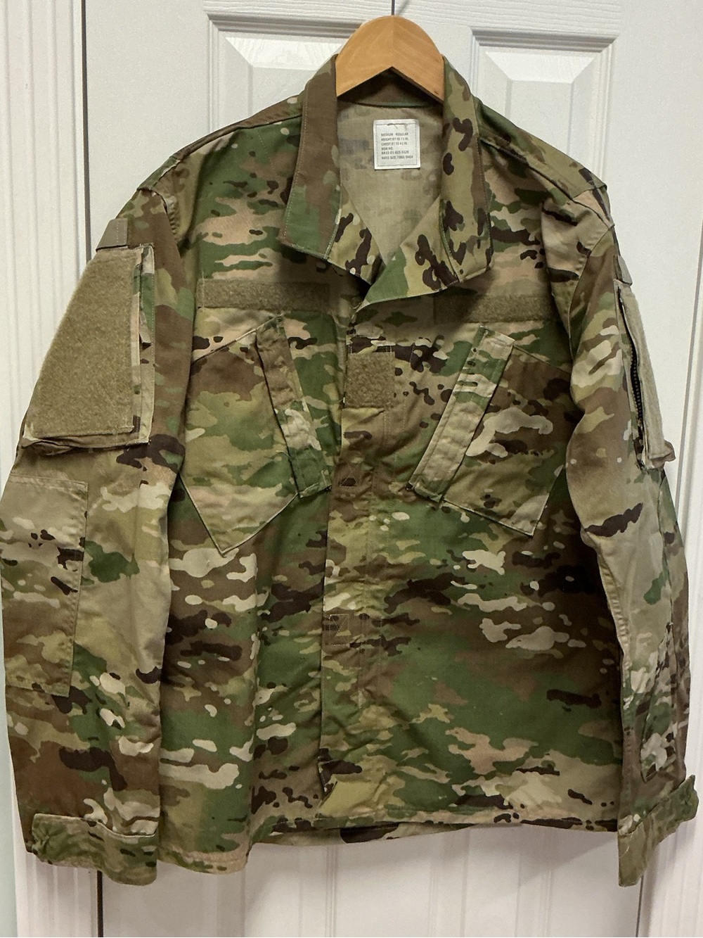 US Military Army Top Jacket SZ M OCP ACU Multi-Cam Scorpion Coat